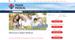 Desktop Screenshot of majormedicalsupply.com