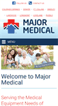 Mobile Screenshot of majormedicalsupply.com