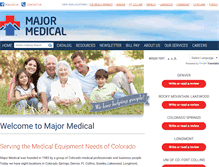 Tablet Screenshot of majormedicalsupply.com